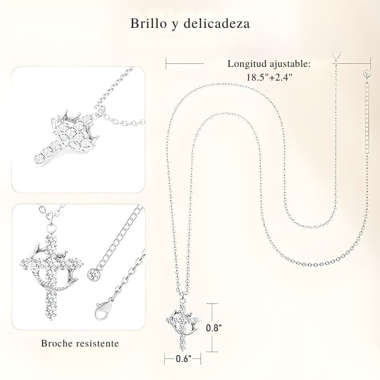 COLLAR CORONA Y CRUZ