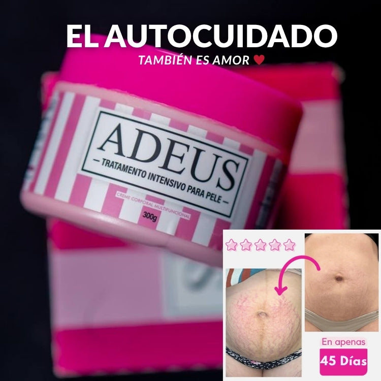 ADEUS® 2x1 - CREMA MULTIFUNCIONAL - Estrías, Celulitis, Foliculitis y lipedema.