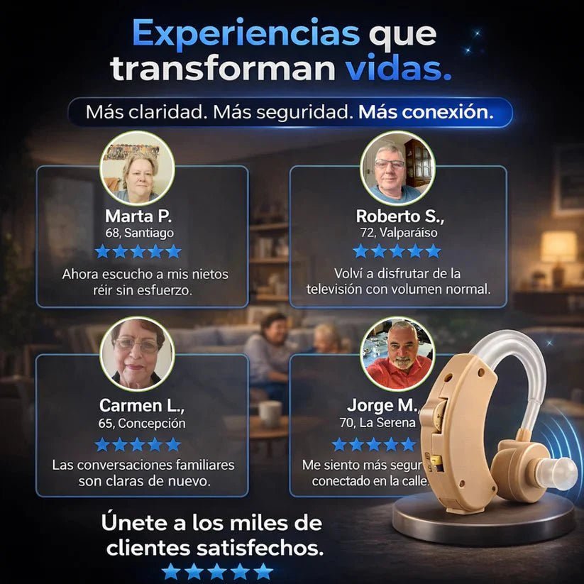 Amplificadores de sonido 2x1 | Recupera la claridad auditiva al instante 🔈🦻🏻