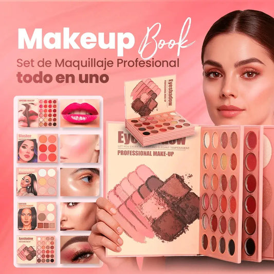 MAKEUP BOOK® | Set de maquillaje profesional 5 en 1 👄