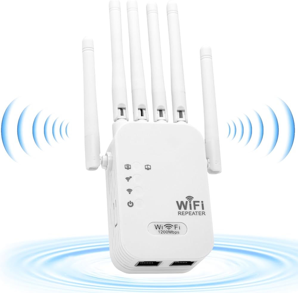 REPETIDOR WIFI 6 ANTENAS + CABLE DE RED GRATIS