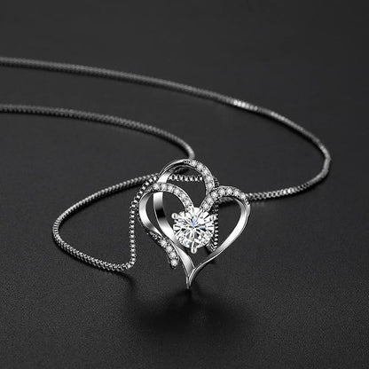 The Love Vault™ | Set Collar Corazón + Caja Rosa Roja 🌹 - El Regalo que Enamora a Primera Vista ❤️✨