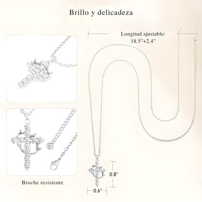 COLLAR CORONA Y CRUZ
