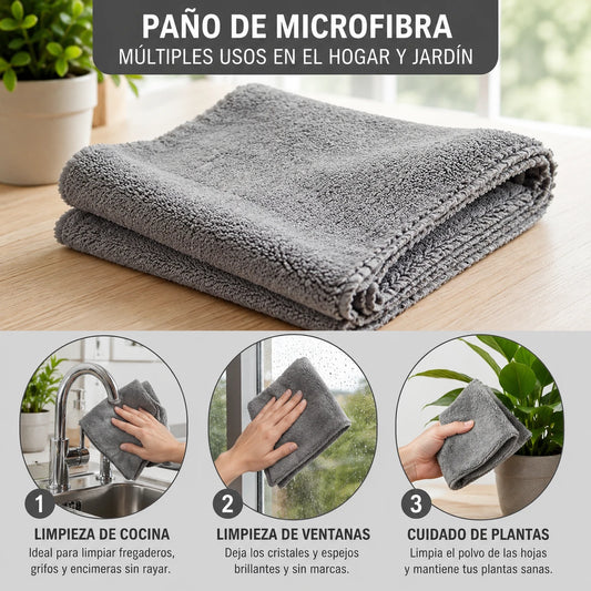 Micro Fibra Gris | Absorción y limpieza máxima ✨
