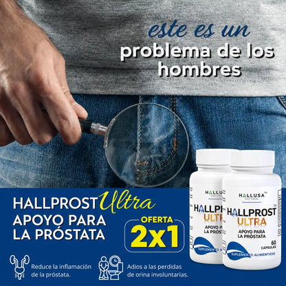HALLPROST ULTRA® 2x1 | Recupera la salud de tu próstata en menos de 2 semanas 📆