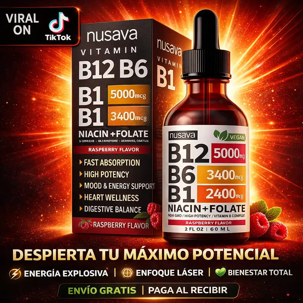 COMPLEX® | Vitamina B12 (5 en 1) energía, apoyo cerebral y cardíaco 💪🏻💥