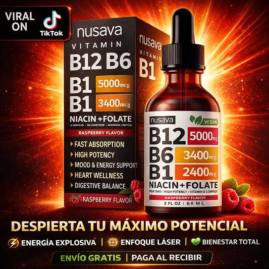 COMPLEX® | Vitamina B12 (5 en 1) energía, apoyo cerebral y cardíaco 💪🏻💥