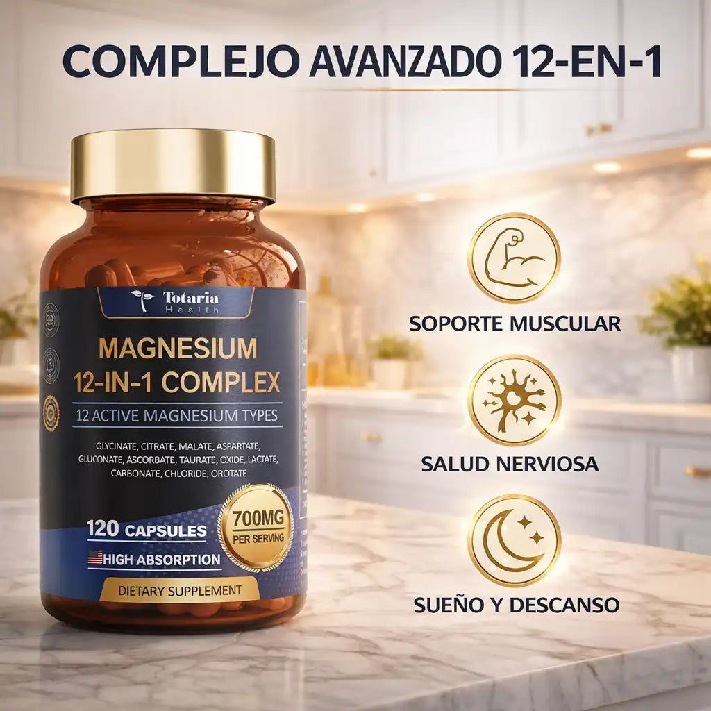 MAGNESIO 12 EN 1 COMPLEX | El mineral que tu cuerpo lleva años pidiendo 💊