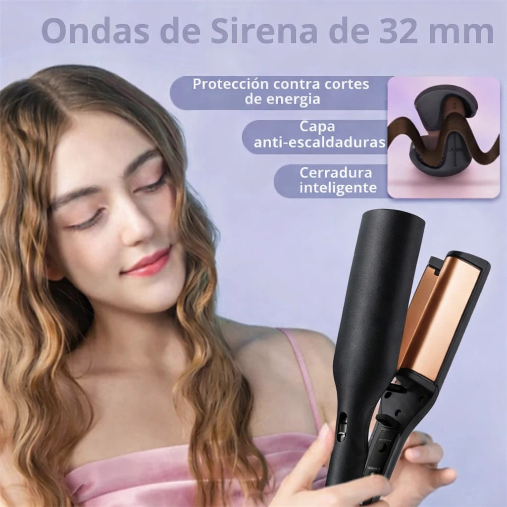 RIZADORA FRANCESA ONDAS DE SIRENA