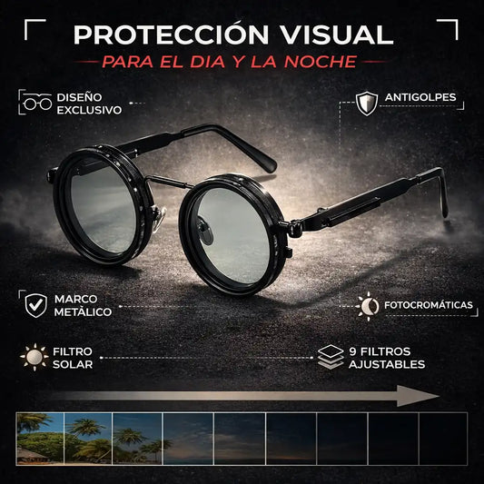 GAFAS DE SOL CON 9 AJUSTES DE LENTE DIFERENTES - Calidad de visión ultra HD 👁️‍🗨️