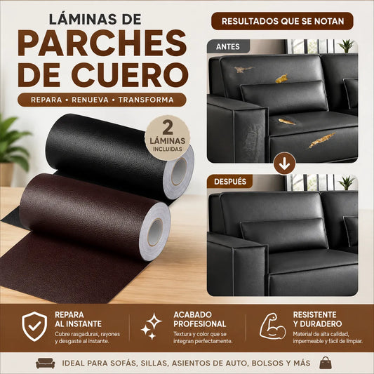 RenovaPatch® | Parches de cuero impermeable y autoadhesivo x2 Unidades 🛋️