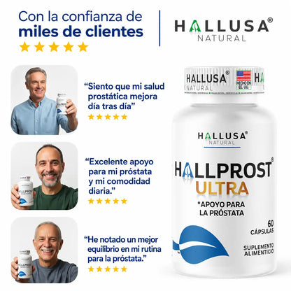 HALLPROST ULTRA® 2x1 | Recupera la salud de tu próstata en menos de 2 semanas 📆