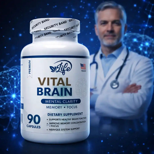VITAL BRAIN® | Suplemento para la memoria 🧠 Enfócate sin esfuerzo, piensa sin agotarte.
