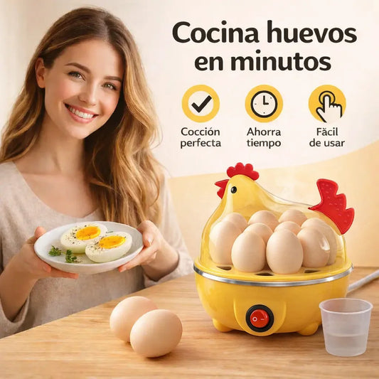 HERVIDOR DE HUEVOS ELÉCTRICO | Cocina tus huevos perfectos en cuestión de minutos 🥚⏱️