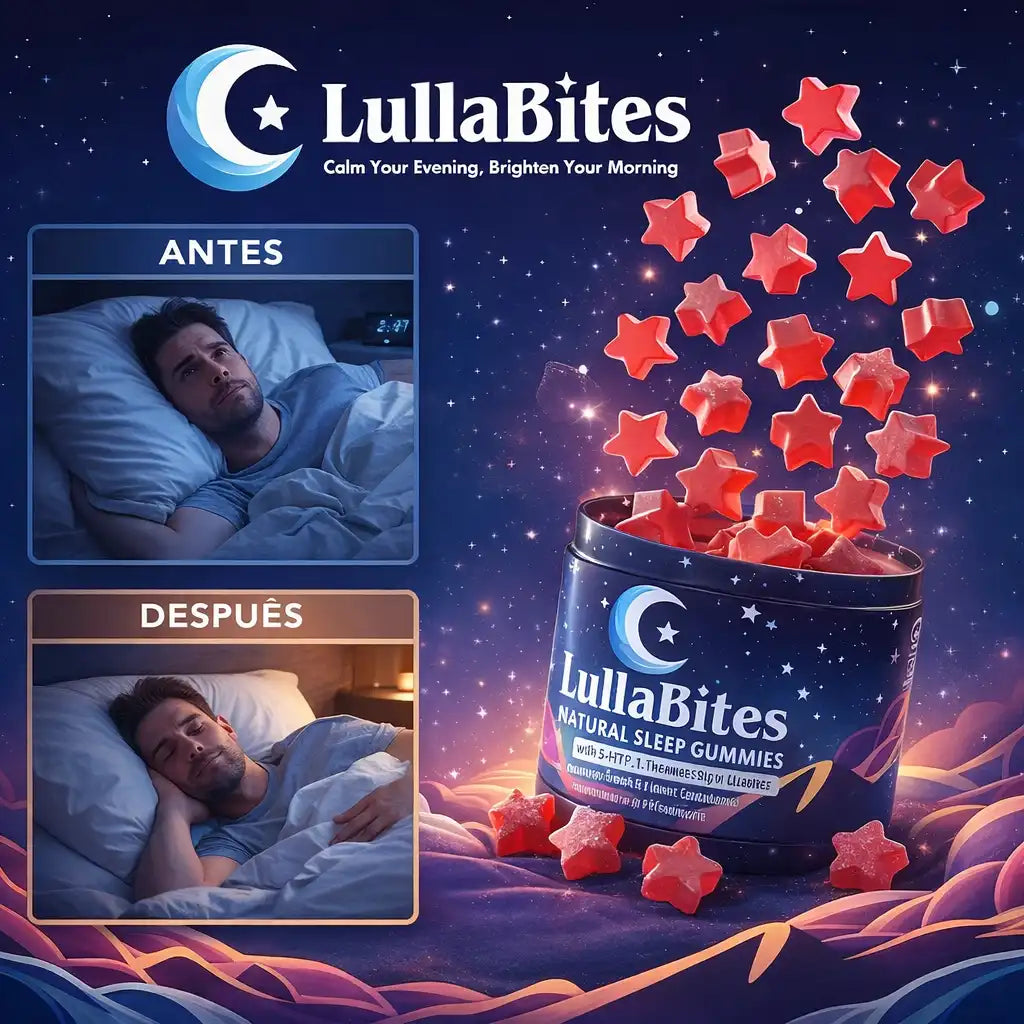 LULLABITES® 2x1 Gomitas | Apoyo natural para un mejor descanso 🍓💤