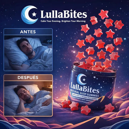 LULLABITES® 2x1 Gomitas | Apoyo natural para un mejor descanso 🍓💤