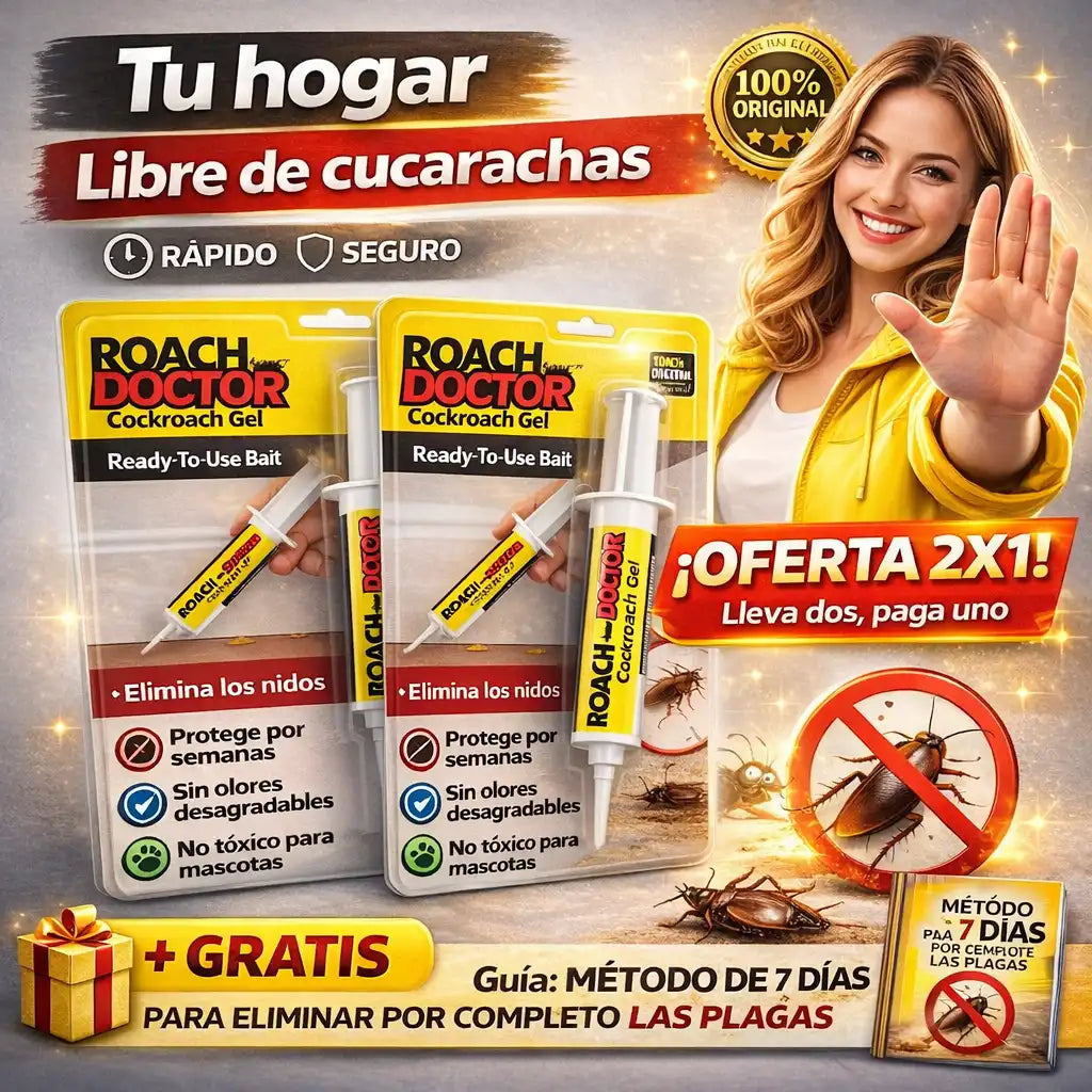 FULMITEX® | Exterminador de cucarachas 2x1 + guía GRATIS contra las plagas 🪳🚫