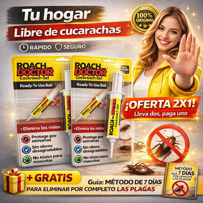 FULMITEX® | Exterminador de cucarachas 2x1 + guía GRATIS contra las plagas 🪳🚫