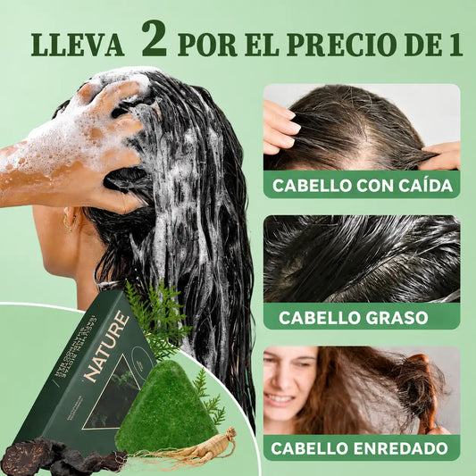 Triangle Shampoo™ 2x1 | Detiene la caída, promueve el crecimiento y la salud del cabello 🌿