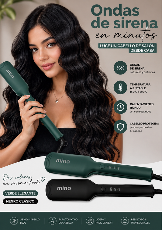 RIZADORA FRANCESA ONDAS DE SIRENA