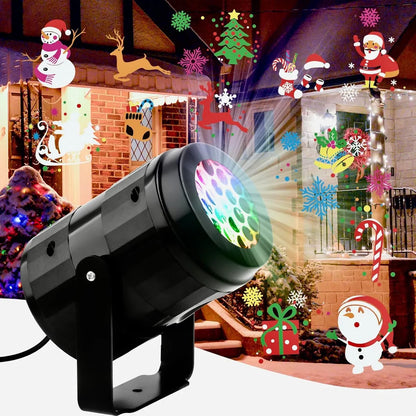 COMBO NAVIDEÑO 🎄- Proyector de luces navideñas + Tapete 🎁