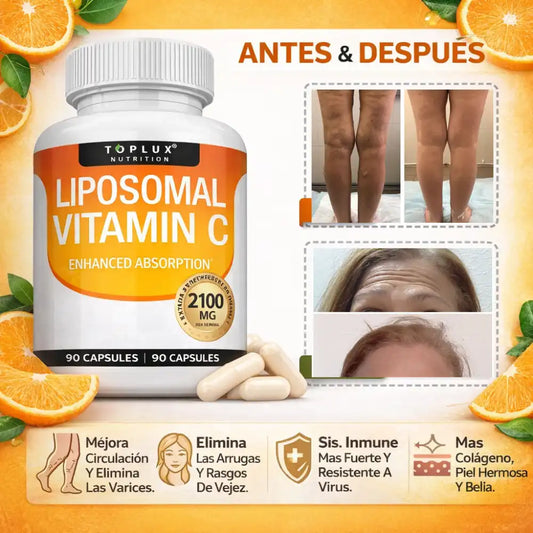 TOPLUX® 2x1 | VITAMINA C - Aumenta tus defensas y mejora la circulación 🍊