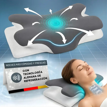 ORTHOSLEEP™ | ALMOHADA CERVICAL ERGONÓMICA - Alinea tu cuello, elimina la tensión 💤