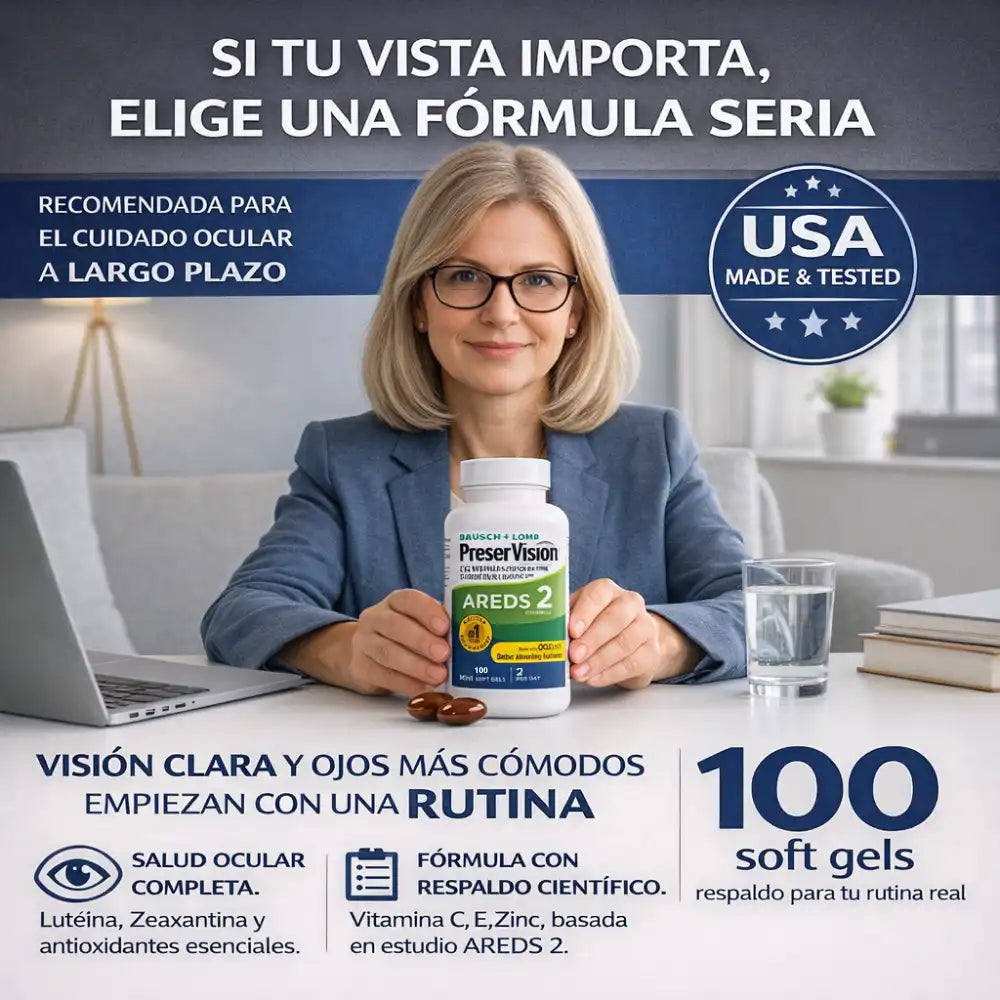 PRESERVISION® | Alivio para la visión borrosa y fatiga ocular 👁️‍🗨️