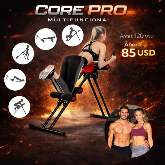 CORE PRO® | MÁQUINA DE ABDOMEN MULTIFUNCIONAL 💥