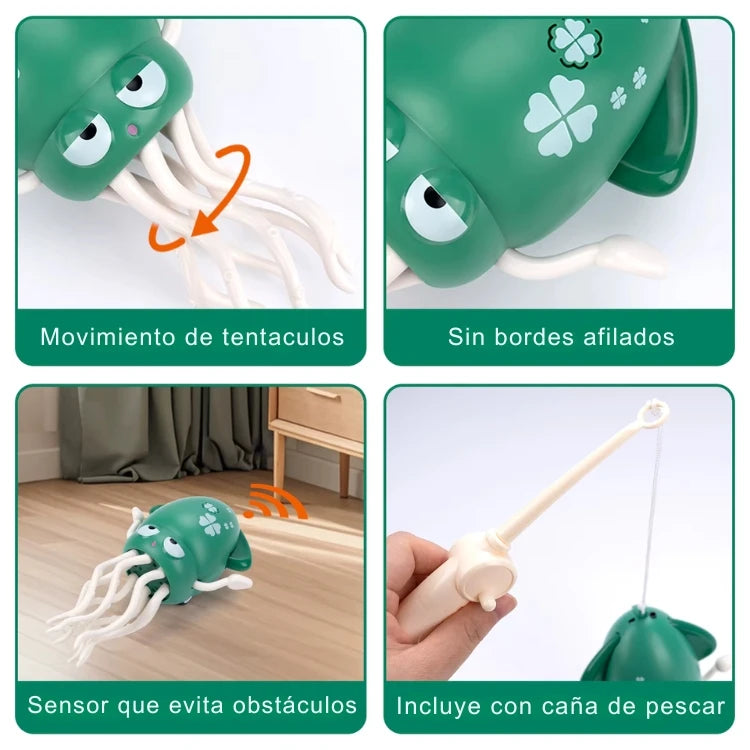 PULPO BAILARÍN MÁGICO - Juguete interactivo con luces, música y movimiento inteligente 👶🏻💡