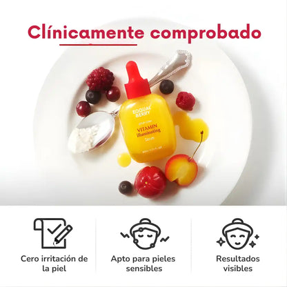 EQQUALBERRY® 2x1 | Sérum iluminador con vitaminas que ilumina tu piel ✨