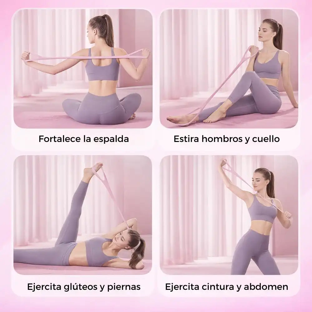 FlexCore® | Banda elástica de ejercicio: Estira, tonifica y mejora la postura 💪🏻