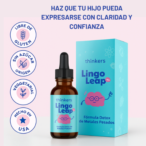 LINGO LEAP® - Mejora la comunicación de tu hijo con ingredientes naturales y seguros