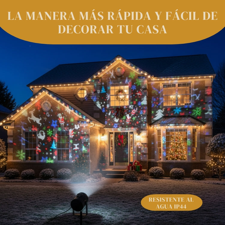 COMBO NAVIDEÑO 🎄- Proyector de luces navideñas + Tapete 🎁