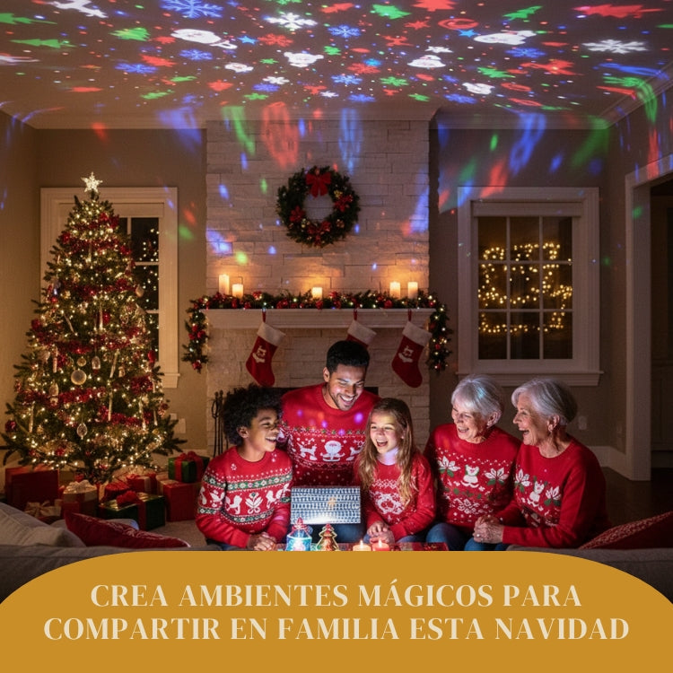 COMBO NAVIDEÑO 🎄- Proyector de luces navideñas + Tapete 🎁