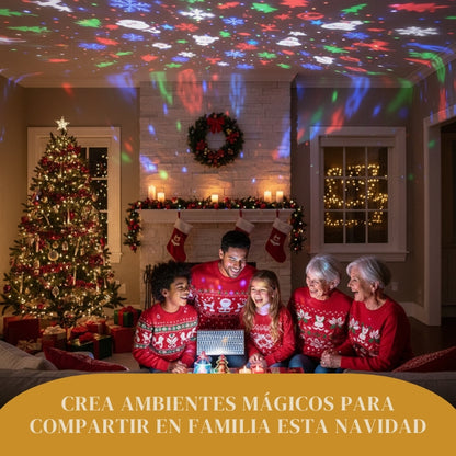 COMBO NAVIDEÑO 🎄- Proyector de luces navideñas + Tapete 🎁