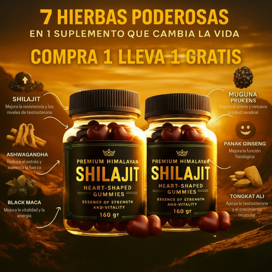 GOMITAS DE SHILAJIT 2x1 🤎 - Energía extrema todo el día ⚡