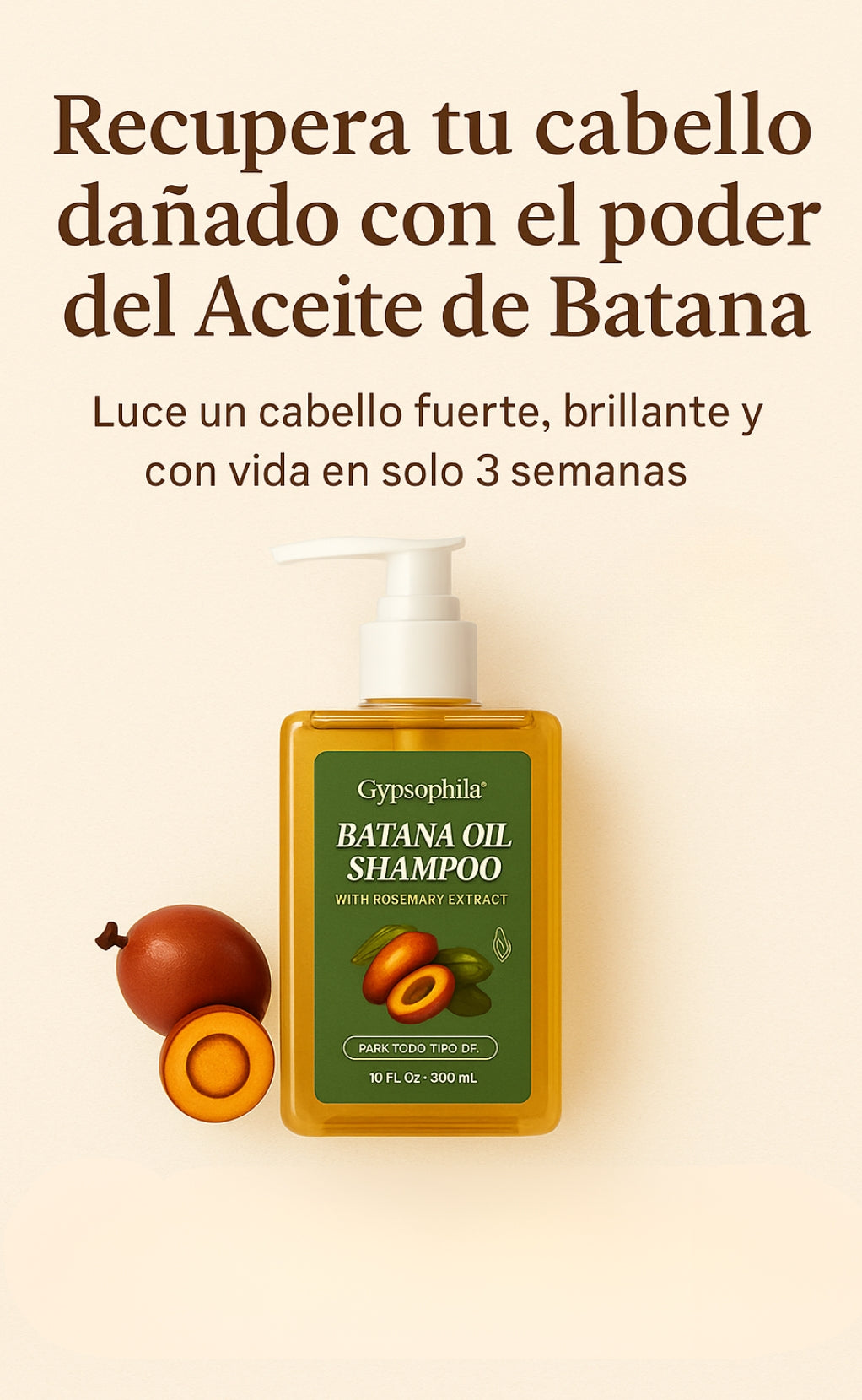SHAMPOO DE BATANA - Crecimiento y fortaleza garantizada para tu cabello.