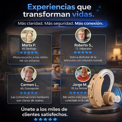 Amplificadores de sonido 2x1 | Recupera la claridad auditiva al instante 🔈🦻🏻